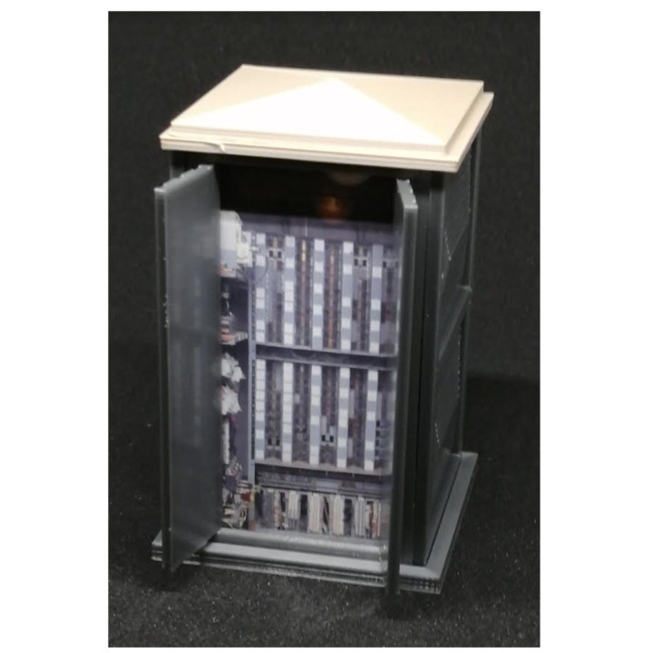 1/32, 1 armoire électrique du SES, échelle 1.