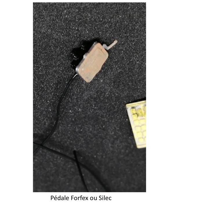 Pédale Forfex, Silec, Cautor, 1/32