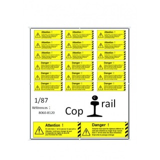 Signalétique 1/87 réf : 8060-8120