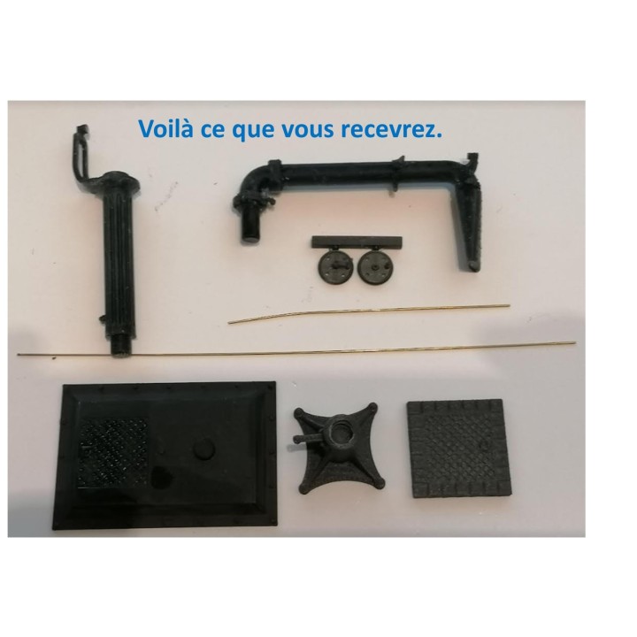 Grue hydraulique 1/43 échelle zéro