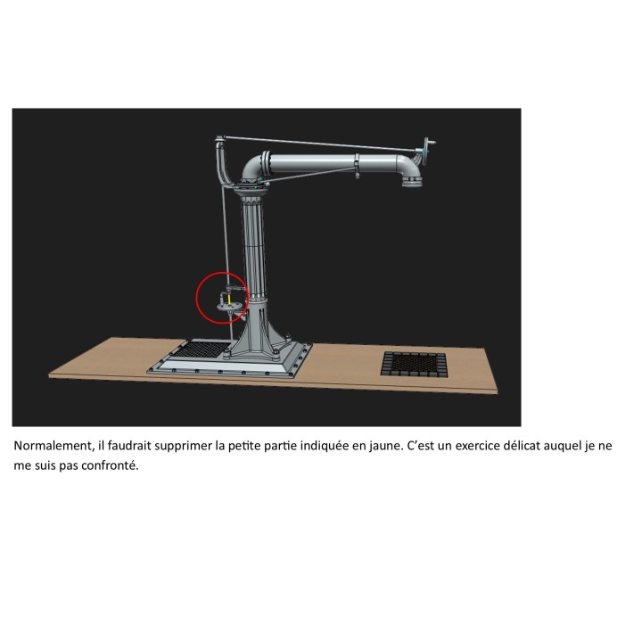 Grue hydraulique 1/43 échelle zéro