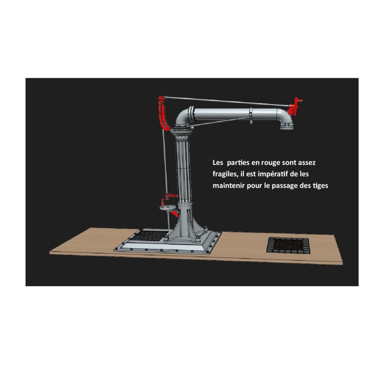 Grue hydraulique 1/43 échelle zéro