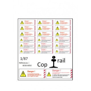 Signalétique 1/87 réf 8030