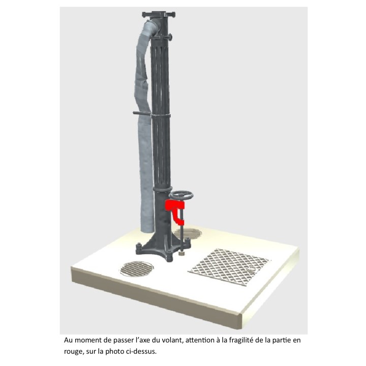 Manche à eau Etat, 1/43,5 échelle zéro