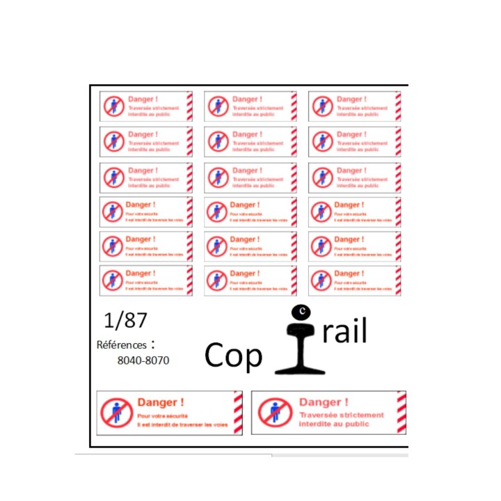 Signalétique ho 8040-8070