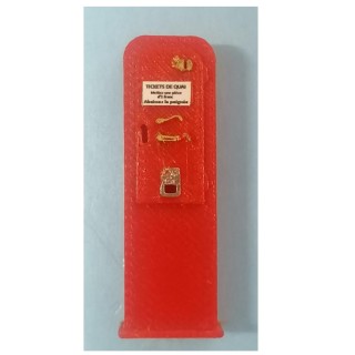 Distributeur de confiseries de salle d'attente de gare, échelle zéro 1/43,5