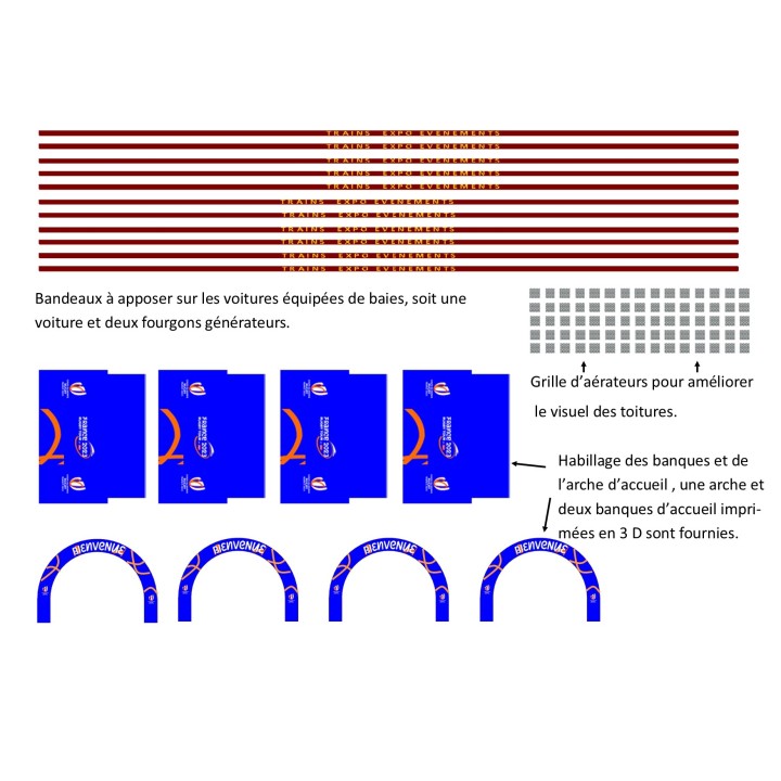 Pelliculage Train Expo Jouef 1/87, Coupe du Monde Rugby 2023