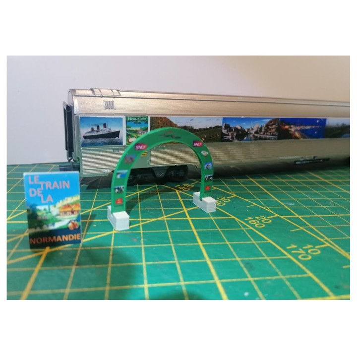 Pelliculage Train Expo Jouef 1/87, Coupe du Monde Rugby 2023