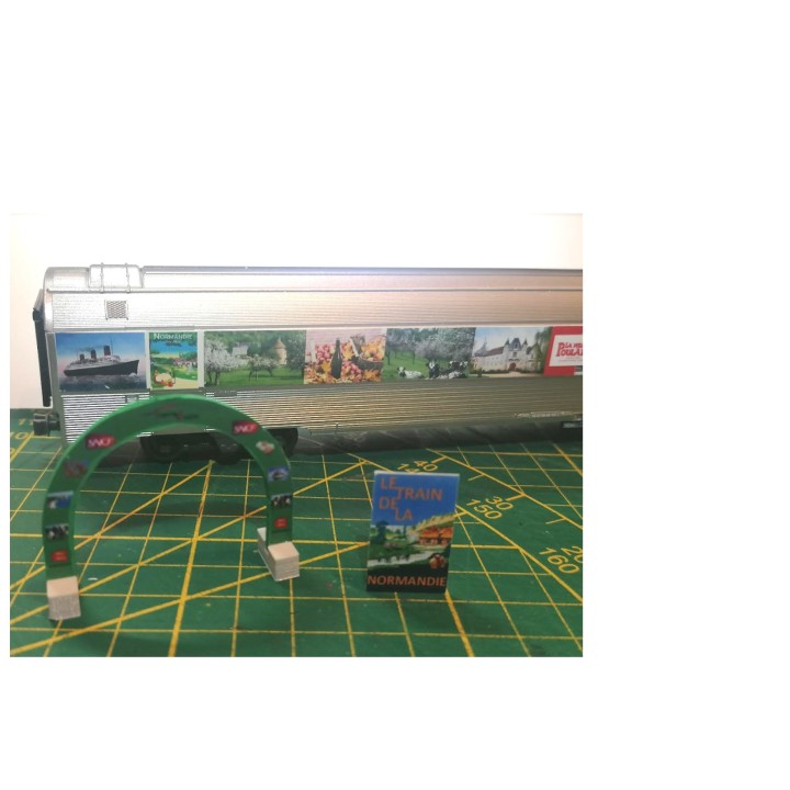 Pelliculage Train Expo Jouef 1/87, Coupe du Monde Rugby 2023