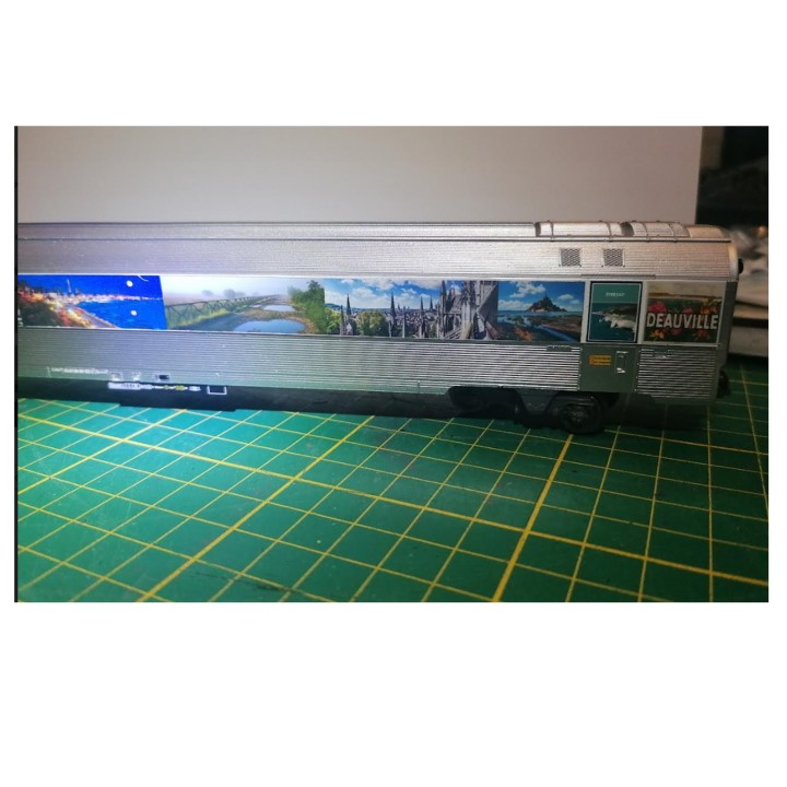 Pelliculage Train Expo Jouef 1/87, Coupe du Monde Rugby 2023