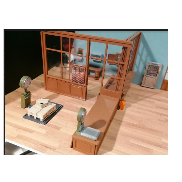 Bascule 500 kilos ,échelle 1/43,5