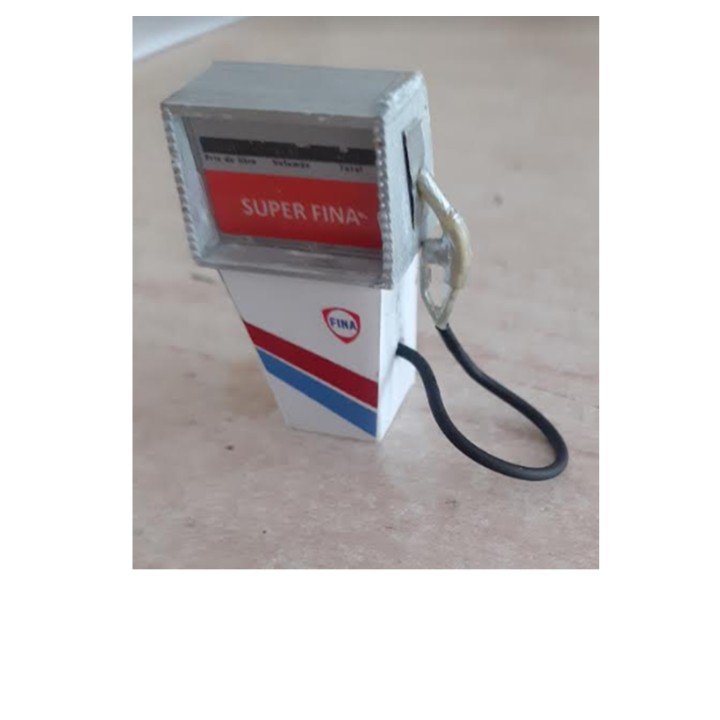 1/43,5 Diorama, pompe à essence années 1970 Esso