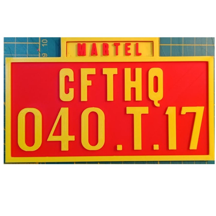 Plaque locomotive 141 R 1126