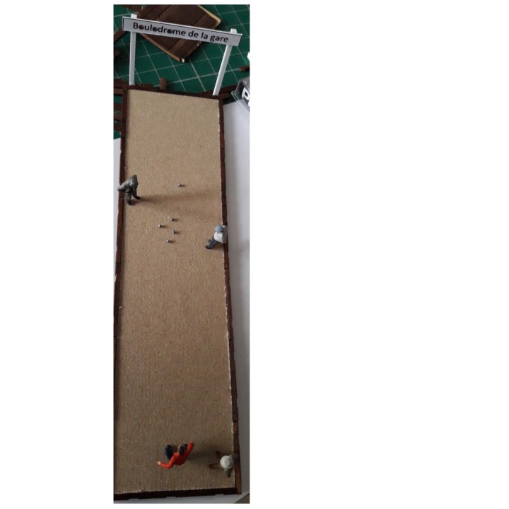 Terrain de pétanque grand modèle HO