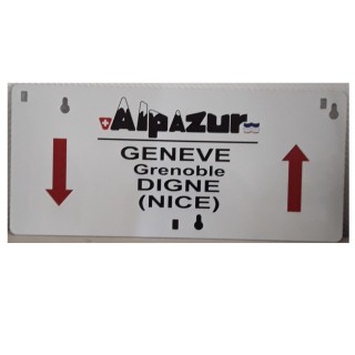 Plaque d'itinéraire Alpazur