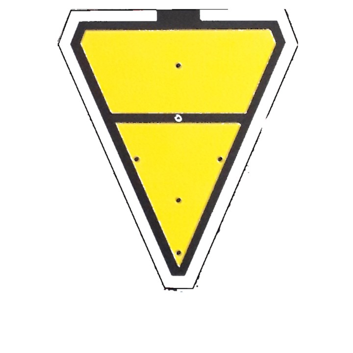 Rappel de ralentissement, signalisation mécanique