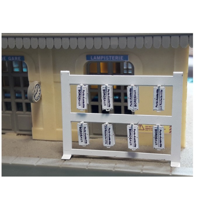 Support de plaques d'itinéraires Ho, 1/87