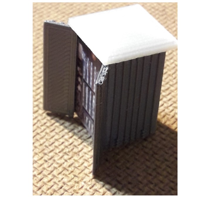 Armoire électrique passage à niveau ho 1/87