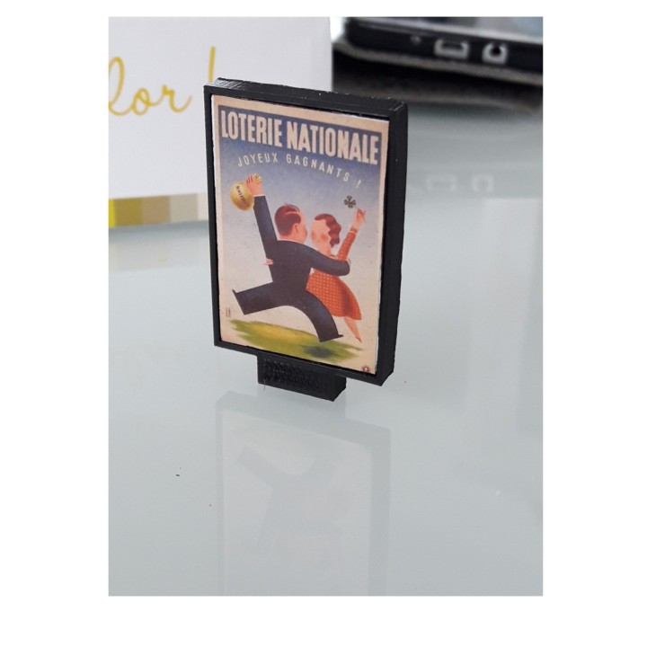 Sucette JC DECAUX. Panneau publicitaire échelle Zéro Mobilier Urbain Plan Information