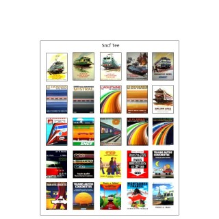 Affiches Sncf TEE, échelle zéro