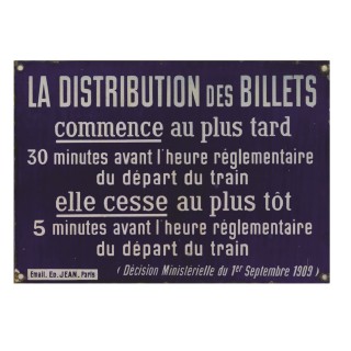 Plaque Dépôt de colis Rouge