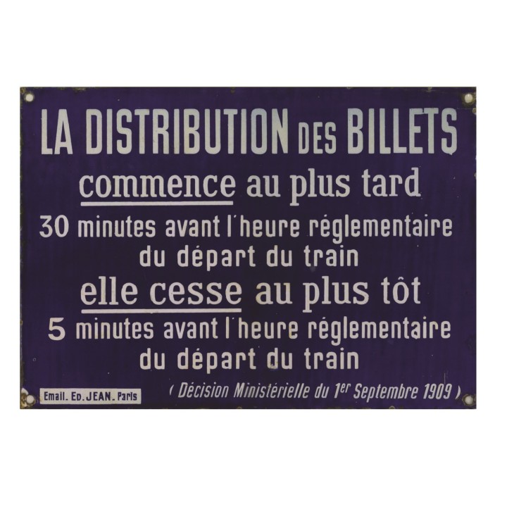 Plaque Dépôt de colis Rouge