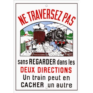 plaque passage à niveau Dauphiné