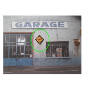 Repro d'une plaque émaillée " Pirelli" 1/43,5-1/87