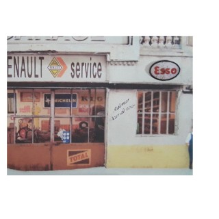 Plaque émaillée Esso, 1/43-1/87