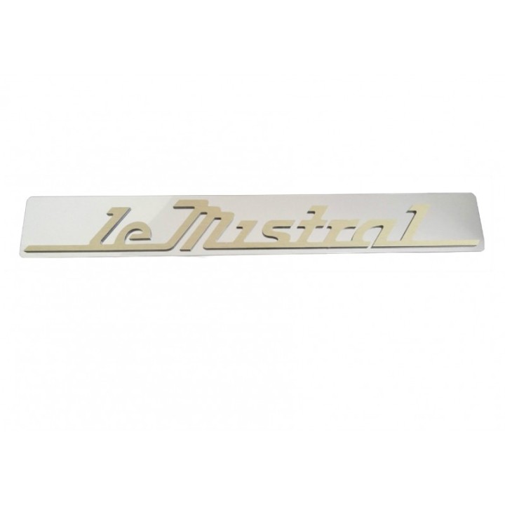 Plaque Mistral latérale voitures inox Mistral 69