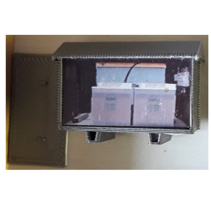 Caisse à accus x 2 , échelle ho