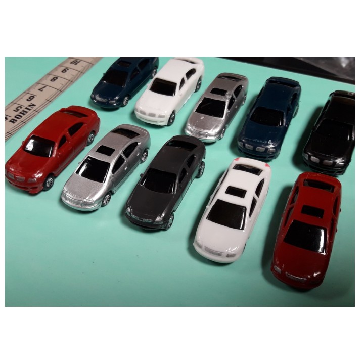 Voitures 1/87 pour porte-autos train auto-couchettes