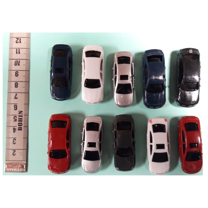 Voitures 1/87 pour porte-autos train auto-couchettes