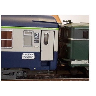 Plaque d'itinéraires  laiton, ho 1/87