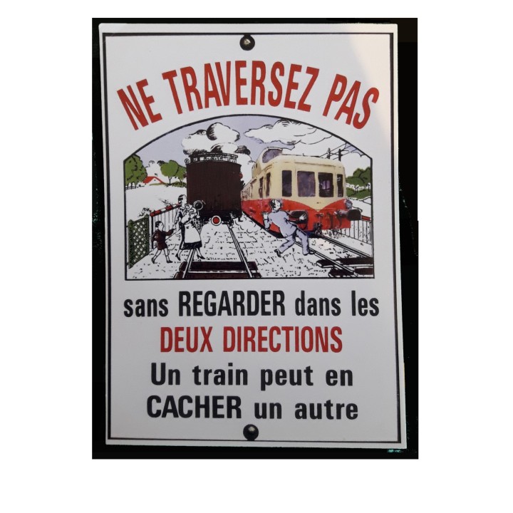 Carte postale Ne traversez pas Picasso