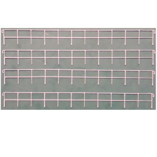 Rambarde blanche Sncf, échelle ho 1/87