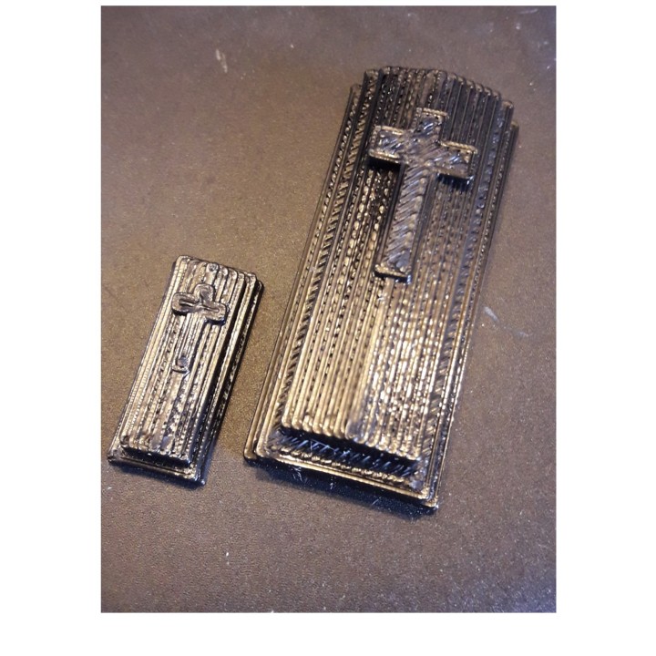 Pierre tombale inspirée de la Tombe d'Edith Piaf, échelle ho