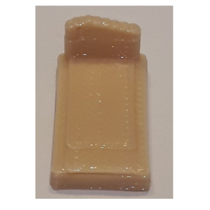 Pierre tombale inspirée de la Tombe de Daniel Balavoine, échelle ho