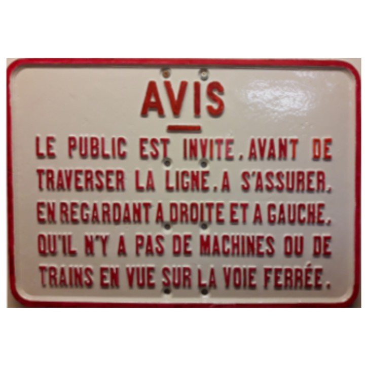 Avis Le public est invité 1/43,5