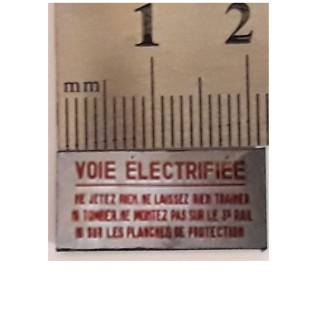 Voie électrifiée 3ème rail Maurienne Train Jaune