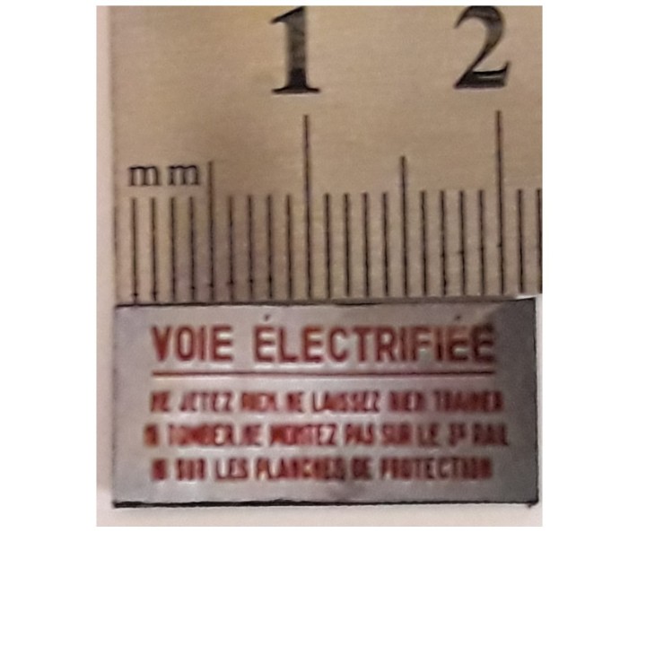 Voie électrifiée 3ème rail Maurienne Train Jaune