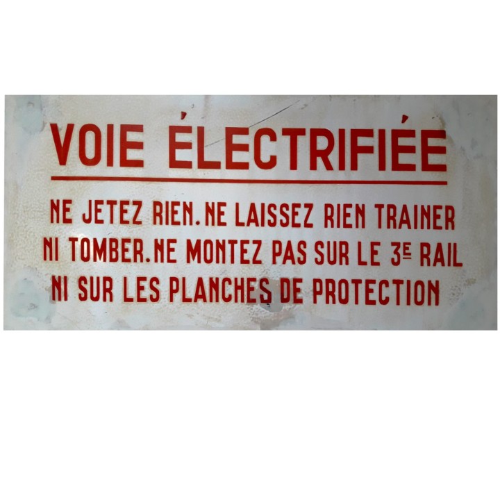 Voie électrifiée 3ème rail Maurienne Train Jaune
