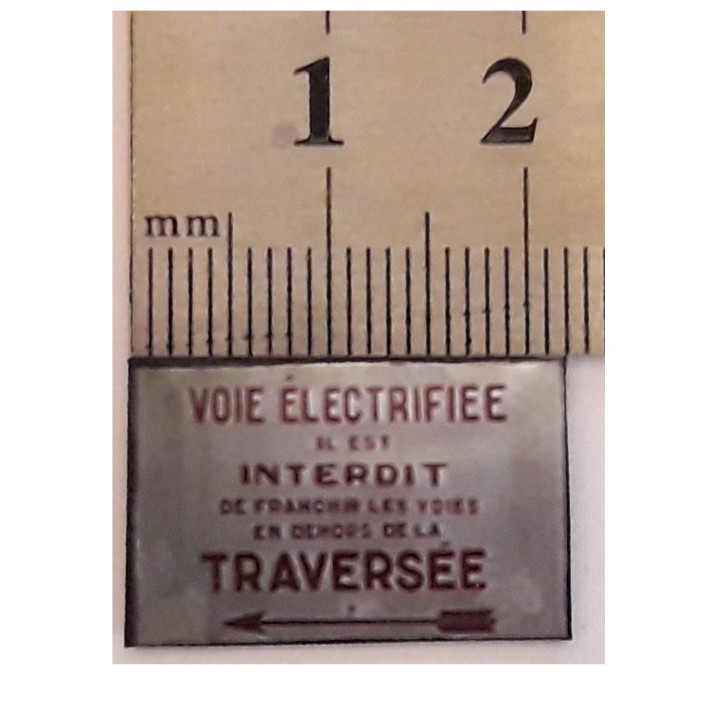 Voie électrifiée 3ème rail  Train jaune Métro Maurienne 1/43,5