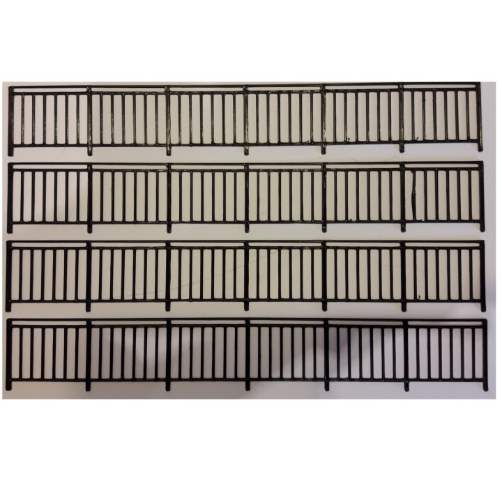 Barrière, garde-corps 6 éléments, échelle zéro