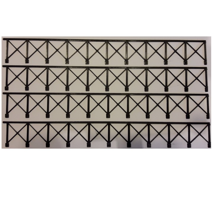 Rambarde, garde-corps pour pont 1/43,5