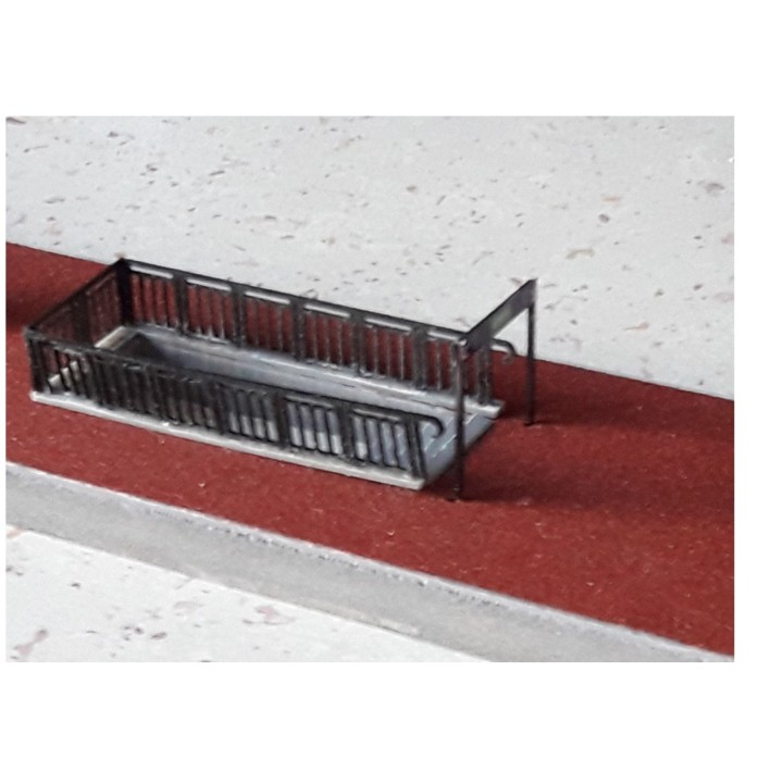 Garde-corps de trémie d'escalier souterrain 1/43,5
