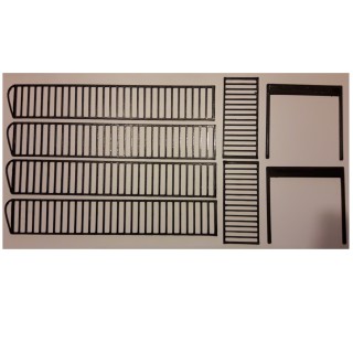 Garde-corps de trémie d'escalier souterrain 1/43,5