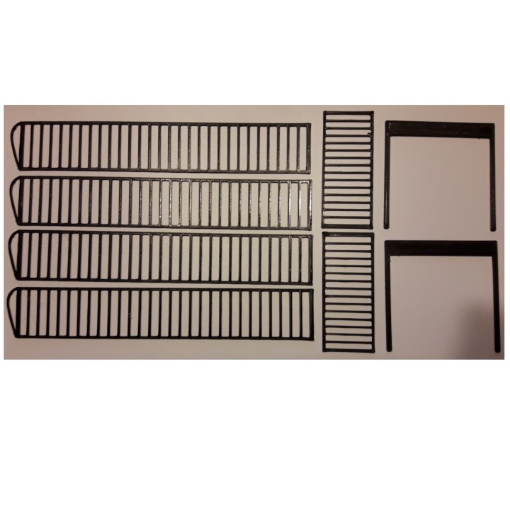 Garde-corps de trémie d'escalier souterrain 1/43,5