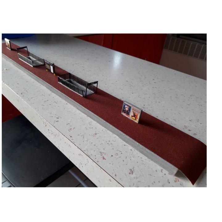 Garde-corps de trémie d'escalier souterrain 1/43,5