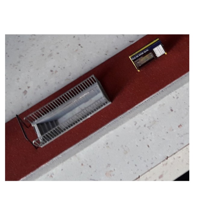 Garde-corps de trémie d'escalier souterrain 1/43,5